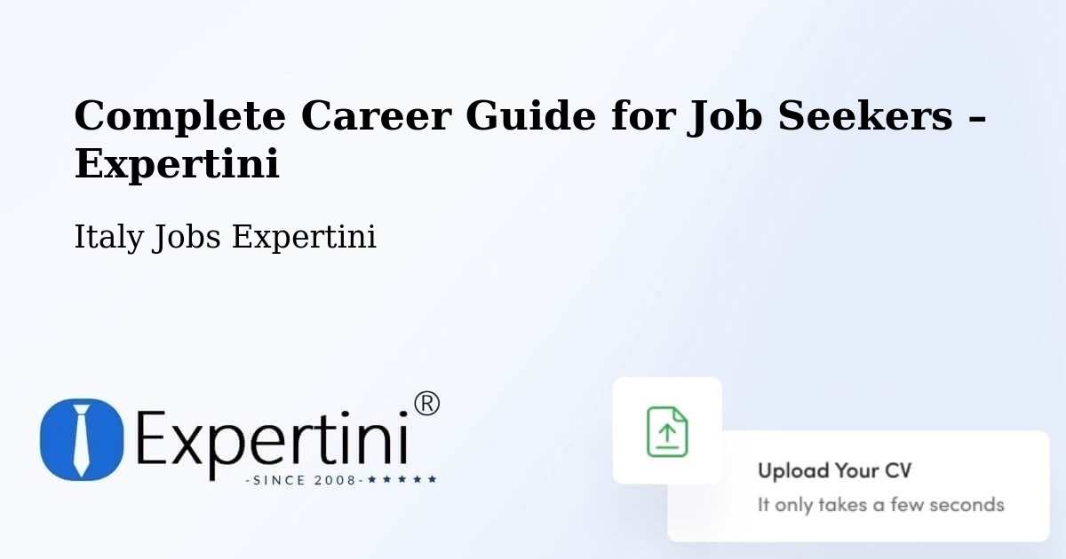 Career Guide for Job Seekers – Pianiga - Pianiga, Italy Jobs Expertini